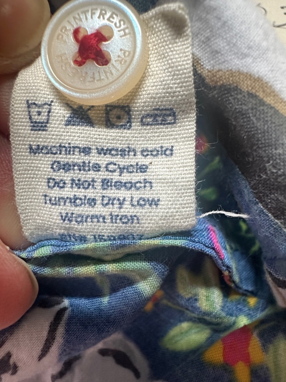 Printfresh Must Love Dogs Woven Cotton Sleep Shirt Pajamas Size Small S - Picture 7 of 7